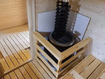 Ограждение печи